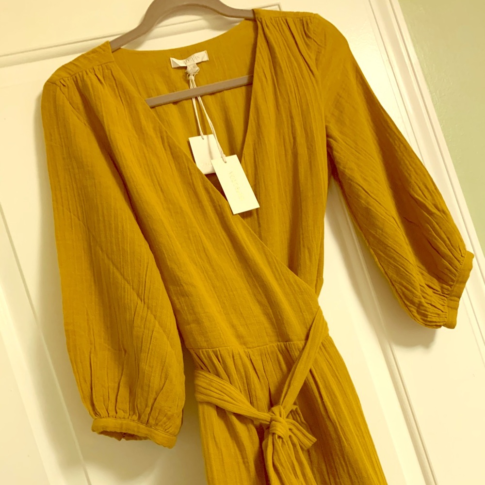 Voloshin Louisa Gauze Wrap Dress Size XS NWT